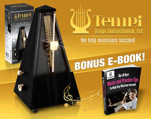 Load image into Gallery viewer, Tempi Metronome for Musicians (Black)
